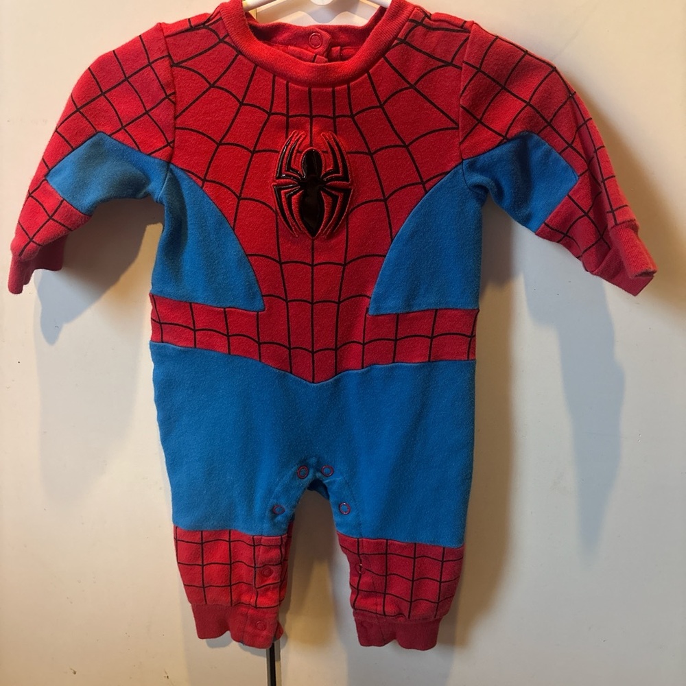 Disney Red and Blue Spider-Man Kids One Piece